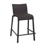 Polyrattan Bar Stuhl Adila Noce CM49X59H81-103