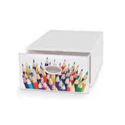 Multi -Use -Reorganisation Container Schublade 28x40x15 H Qbox Art Deco Domopak