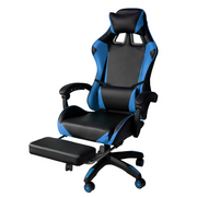Cheale Gaming in Frop aus Büro mit blauem und schwarzem Pugest 64x53x H123/133 cm