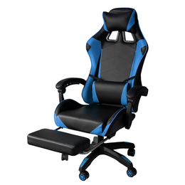 Cheale Gaming in Frop aus Büro mit blauem und schwarzem Pugest 64x53x H123/133 cm