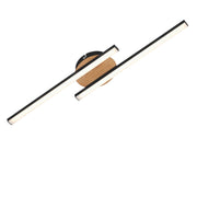 LED -Deckenlampe, 55,5 cm, 12 W, Schwarz