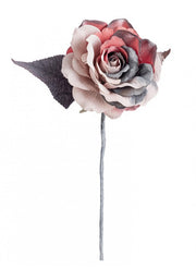 12x rosa rosafarben/rote Colins