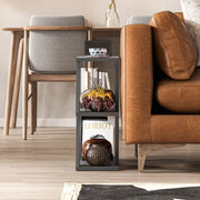 Lakena Anthrazit Lakena Seiten Tabelle 3 Regale 57 cm 60 cm 22 cm