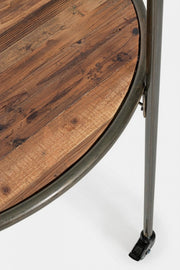 Industrieaussteller mit Dach und Rädern D103X199H CM