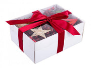 6x konfete rote Dekorationen