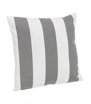 Bianco-grau gestreiftes Kissen 43x43