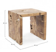 Holz Rocio Tisch CM. 45 x 45H