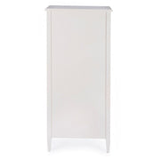 Enge Truhe Schubladen in hölzernen sechs Schubladen weiße Eunice 56x36x H119 cm