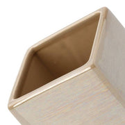 Elegant Beige Pinselhalter der Kuba -Serie.