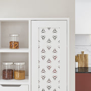 Mehrzweck -Mehrzweck -MAXI -Maxi -Weiß mit Anta -dekorierten 4 Schubladen und 2 Nischen