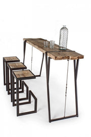 Industrieblöcke Style Bar Tabelle 200x54 cm