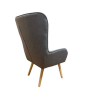 Einhüllender Stuhl Kuril Grey Fabric 79x70xh cm .96