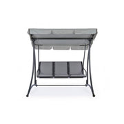 Drei -Seerer -Stahl -Schaukel -Anthrazit Grely 190x120x H185 cm