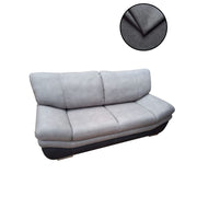 2 Sitzoter Sofa Mainz 195 graue Farbe Asche Lux Asche 23