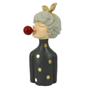 Frau Harz mit grauem Tupfen CM15X14H32