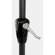 Gartenrebrella Atlanta 270x H240 cm mit Anthrazit-Kolben-Hub