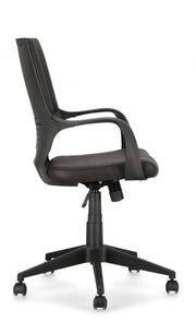 Damon Fabric Office Sessel mit schwarzer Rückenlehne