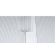 Junction -Profil H transparente Polycarbonat H.CM 200 S.MM 6