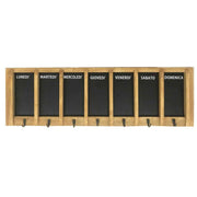 Wendungswoche mit Wood Appendino 7Posti und Kreide CM80x25x4