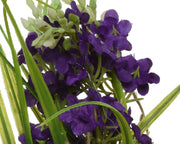 Avozierte künstliche Blüten von Polyester mit Band