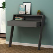 Anthrazit -Feiglingwand Desk mit 94 cm Schublade.