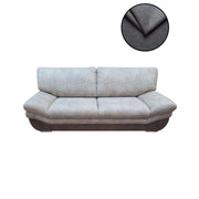 2 Sitzoter Sofa Mainz 195 graue Farbe Asche Lux Asche 23