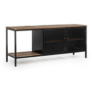 Industrial Style Metal TV Cabinet 2 Türen