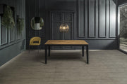Rovere-Black Extendable Tabelle 80 cm x 130-290 cm H. 76 cm
