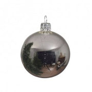 Pallina Weihnachtsball in poliertem Silberglas 15 cm
