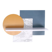 Mehrfarbholz -Holzregal CM30x9x23