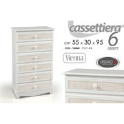 6 Sitzungstruhe der Schublade Shabby Wien Wien 95 H cm