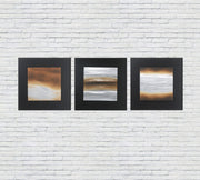 Öl auf mehrfarbiger Leinwand und Holzrahmen 80x80 cm