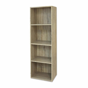 Holzbibliothek 4 Regale Rovere Regal L 40 x H 29 x H 132 cm