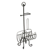 Schwarzmetallstammhalter mit CM32x27.5H82 cm -Halter